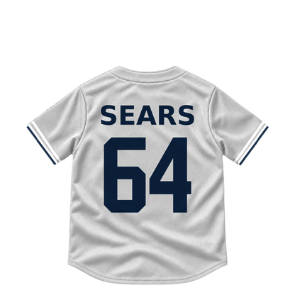 Detroit Tigers jersey keychain — Andrew Sears #64. Exact saved player artwork preview.