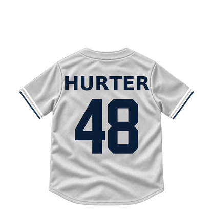 Detroit Tigers jersey keychain — Brant Hurter #48. Exact saved player artwork preview.