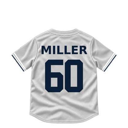Detroit Tigers jersey keychain — Jake Miller #60. Exact saved player artwork preview.