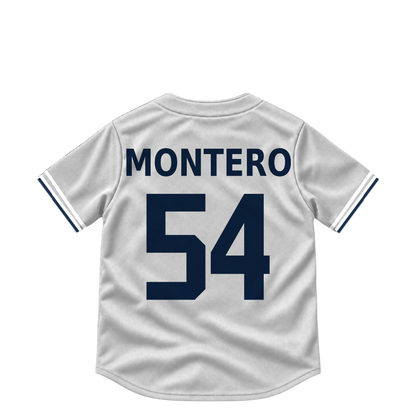 Detroit Tigers jersey keychain — Keider Montero #54. Exact saved player artwork preview.
