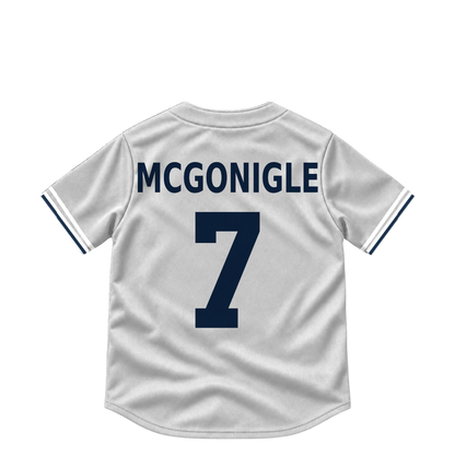 Detroit Tigers jersey keychain — Kevin McGonigle #7. Exact saved player artwork preview.