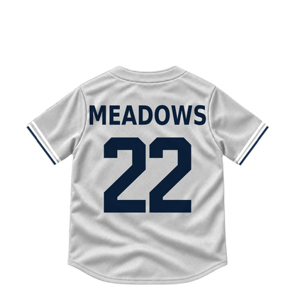 Detroit Tigers jersey keychain — Parker Meadows #22. Exact saved player artwork preview.