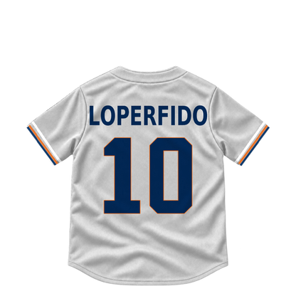 Houston Astros jersey keychain — Joey Loperfido #10. Exact saved player artwork preview.