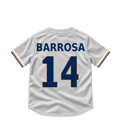 Houston Astros jersey keychain — Jorge Barrosa #14. Exact saved player artwork preview.