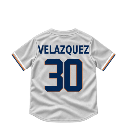 Houston Astros jersey keychain — Nelson Velazquez #30. Exact saved player artwork preview.