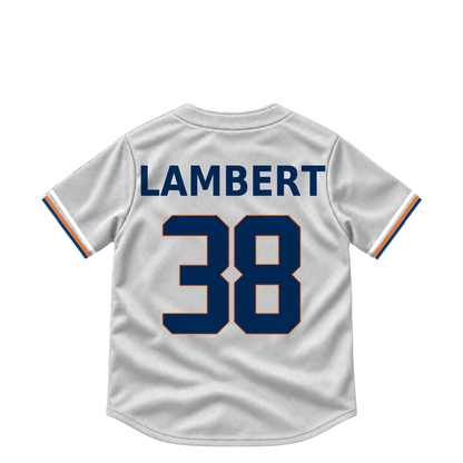 Houston Astros jersey keychain — Peter Lambert #38. Exact saved player artwork preview.