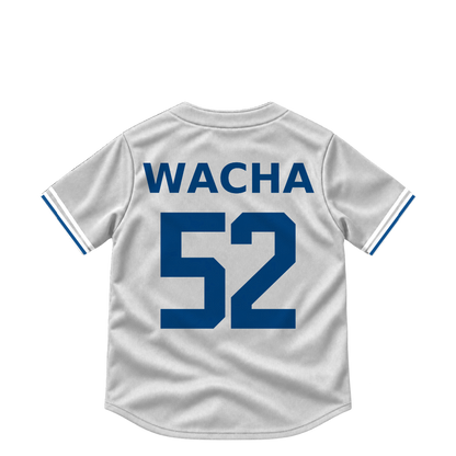 Kansas City Royals jersey keychain — Michael Wacha #52. Exact saved player artwork preview.
