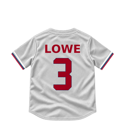 Los Angeles Angels jersey keychain — Josh Lowe #3. Exact saved player artwork preview.