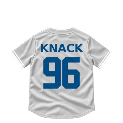 Los Angeles Dodgers jersey keychain — Landon Knack #96. Exact saved player artwork preview.