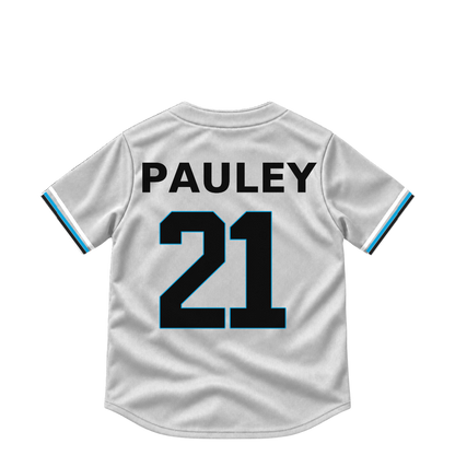 Miami Marlins jersey keychain — Graham Pauley #21. Exact saved player artwork preview.