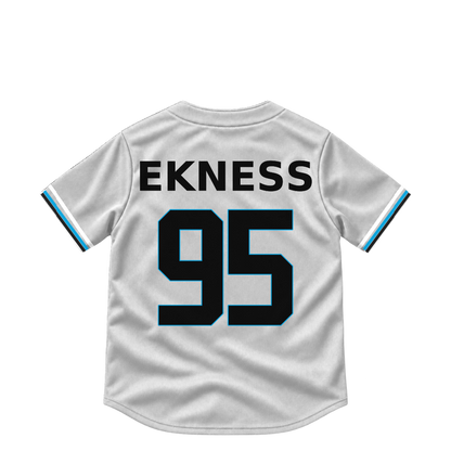 Miami Marlins jersey keychain — Josh Ekness #95. Exact saved player artwork preview.