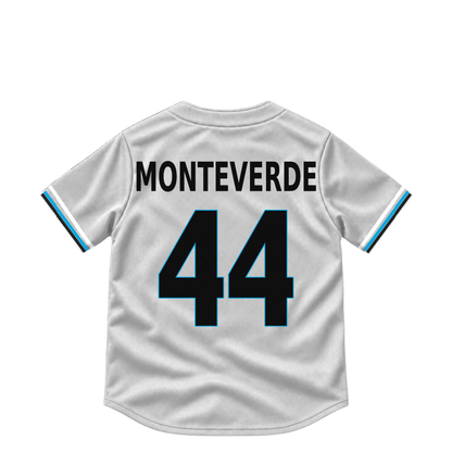 Miami Marlins jersey keychain — Patrick Monteverde #44. Exact saved player artwork preview.