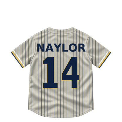 Milwaukee Brewers jersey keychain — Bo Naylor #14. Exact saved player artwork preview.