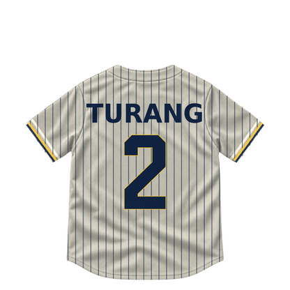 Milwaukee Brewers jersey keychain — Brice Turang #2. Exact saved player artwork preview.