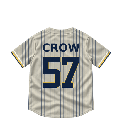 Milwaukee Brewers jersey keychain — Coleman Crow #57. Exact saved player artwork preview.