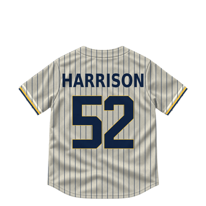 Milwaukee Brewers jersey keychain — Kyle Harrison #52. Exact saved player artwork preview.
