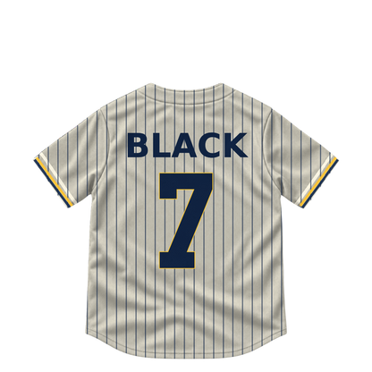 Milwaukee Brewers jersey keychain — Tyler Black #7. Exact saved player artwork preview.