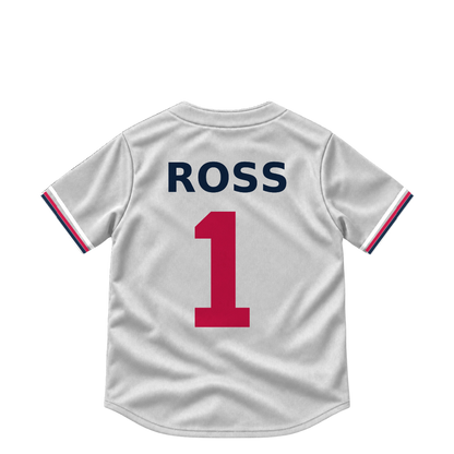 Minnesota Twins jersey keychain — Ben Ross #1. Exact saved player artwork preview.