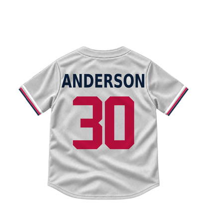 Minnesota Twins jersey keychain — Jack Anderson #30. Exact saved player artwork preview.