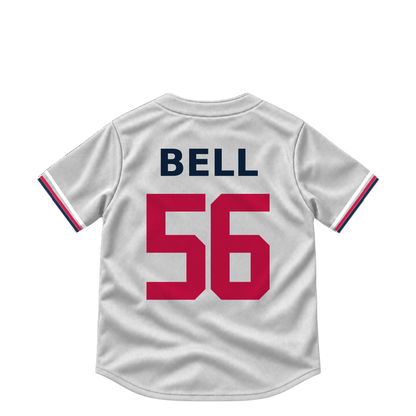 Minnesota Twins jersey keychain — Josh Bell #56. Exact saved player artwork preview.