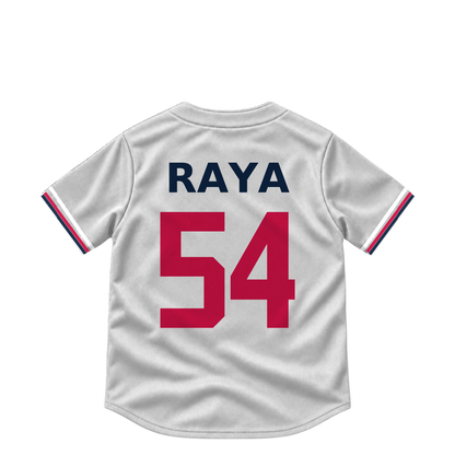 Minnesota Twins jersey keychain — Marco Raya #54. Exact saved player artwork preview.