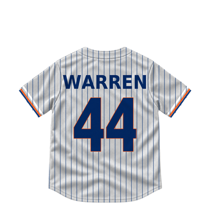 New York Mets jersey keychain — Austin Warren #44. Exact saved player artwork preview.