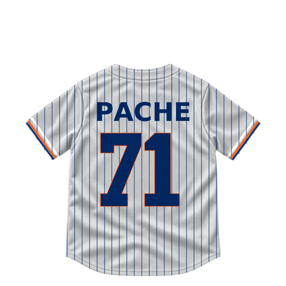 New York Mets jersey keychain — Cristian Pache #71. Exact saved player artwork preview.