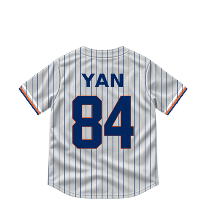 New York Mets jersey keychain — Jefry Yan #84. Exact saved player artwork preview.
