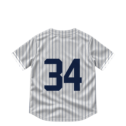 New York Yankees jersey keychain — Heliot Ramos #34. Exact saved player artwork preview.