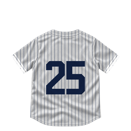 New York Yankees jersey keychain — J.C. Escarra #25. Exact saved player artwork preview.