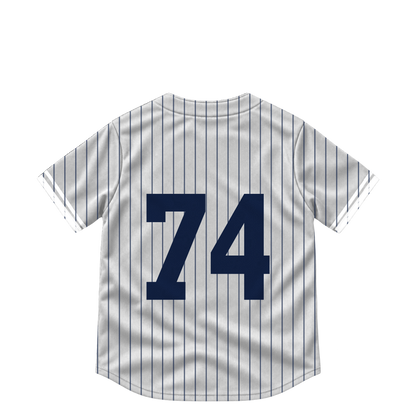 New York Yankees jersey keychain — Kervin Castro #74. Exact saved player artwork preview.