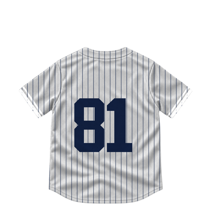 New York Yankees jersey keychain — Luis Gil #81. Exact saved player artwork preview.