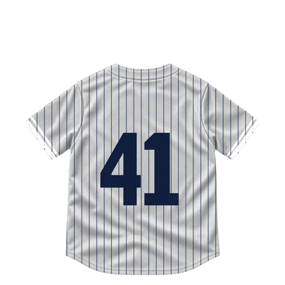 New York Yankees jersey keychain — Tim Hill #41. Exact saved player artwork preview.