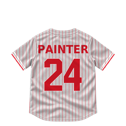 Philadelphia Phillies jersey keychain — Andrew Painter #24. Exact saved player artwork preview.
