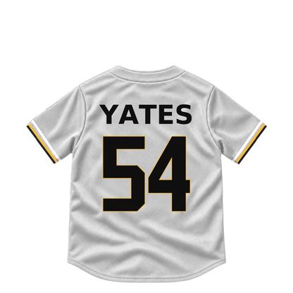 Pittsburgh Pirates jersey keychain — Kirby Yates #54. Exact saved player artwork preview.