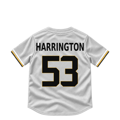 Pittsburgh Pirates jersey keychain — Thomas Harrington #53. Exact saved player artwork preview.