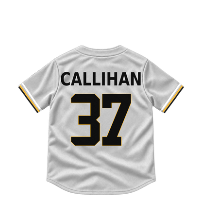 Pittsburgh Pirates jersey keychain — Tyler Callihan #37. Exact saved player artwork preview.