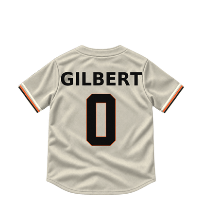 San Francisco Giants jersey keychain — Drew Gilbert #0. Exact saved player artwork preview.