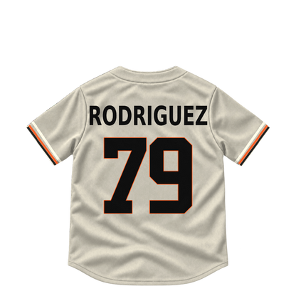 San Francisco Giants jersey keychain — Jesus Rodriguez #79. Exact saved player artwork preview.