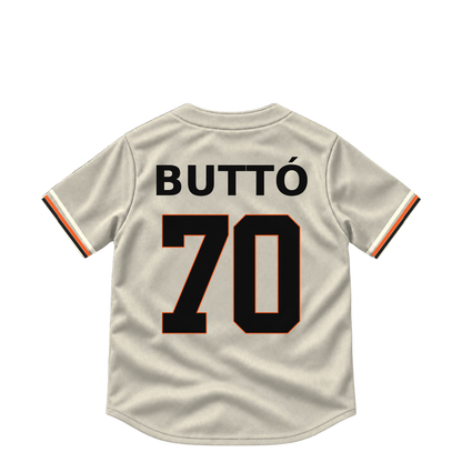 San Francisco Giants jersey keychain — José Buttó #70. Exact saved player artwork preview.
