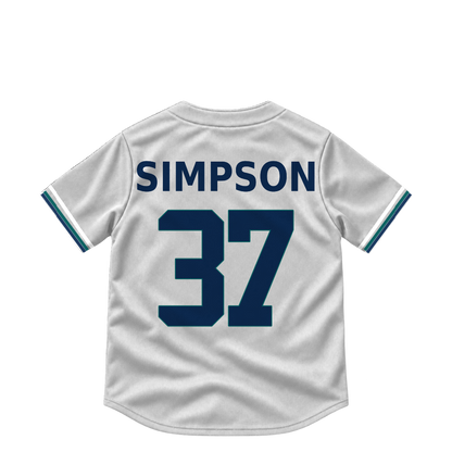 Seattle Mariners jersey keychain — Josh Simpson #37. Exact saved player artwork preview.