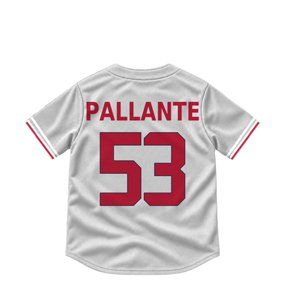 St. Louis Cardinals jersey keychain — Andre Pallante #53. Exact saved player artwork preview.