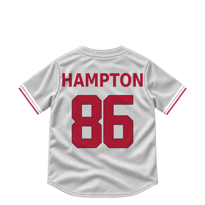 St. Louis Cardinals jersey keychain — Chase Hampton #86. Exact saved player artwork preview.