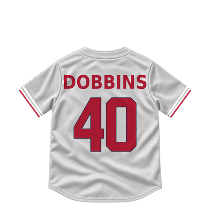 St. Louis Cardinals jersey keychain — Hunter Dobbins #40. Exact saved player artwork preview.