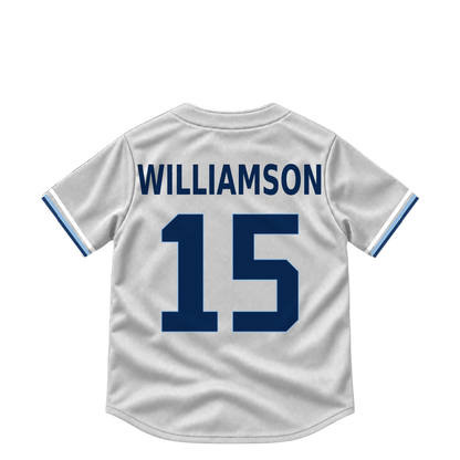 Tampa Bay Rays jersey keychain — Ben Williamson #15. Exact saved player artwork preview.