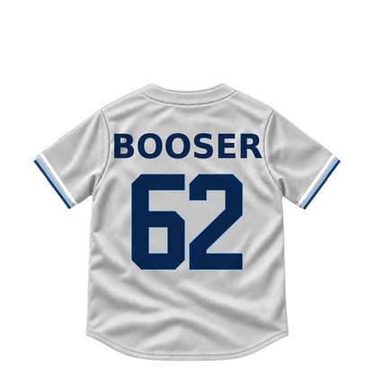 Tampa Bay Rays jersey keychain — Cam Booser #62. Exact saved player artwork preview.