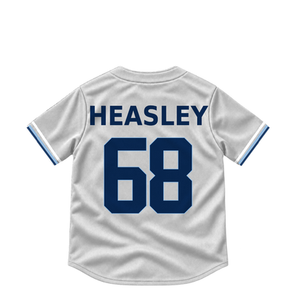 Tampa Bay Rays jersey keychain — Jonathan Heasley #68. Exact saved player artwork preview.