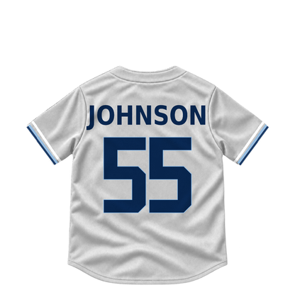 Tampa Bay Rays jersey keychain — Ty Johnson #55. Exact saved player artwork preview.