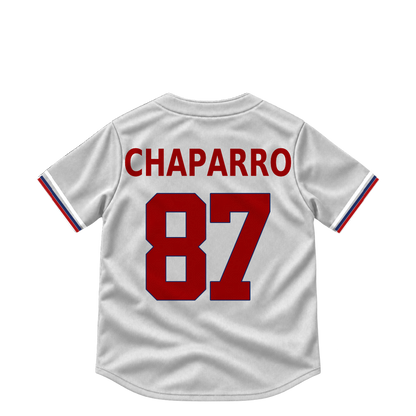 Washington Nationals jersey keychain — Andres Chaparro #87. Exact saved player artwork preview.