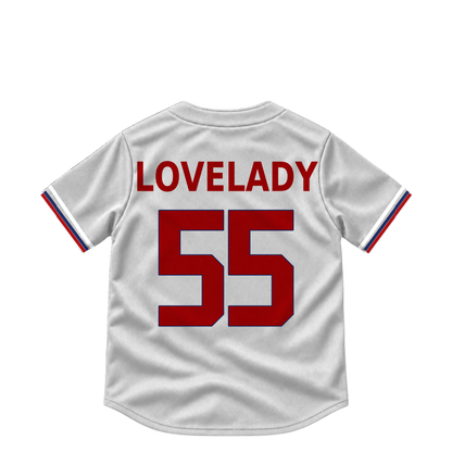 Washington Nationals jersey keychain — Richard Lovelady #55. Exact saved player artwork preview.